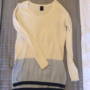 Blue and white GAP sweater